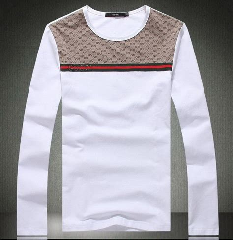 gucci long t shirt|cheap Gucci long sleeve shirts.